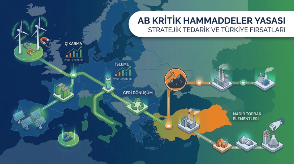 Kritik Hammaddeler Yasası: AB’nin 2030 Tedarik Hamlesi