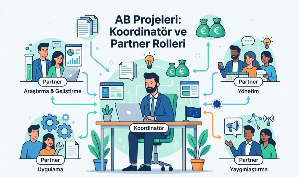 AB Projelerinde Koordinatör ve Partner Rolleri Rehberi