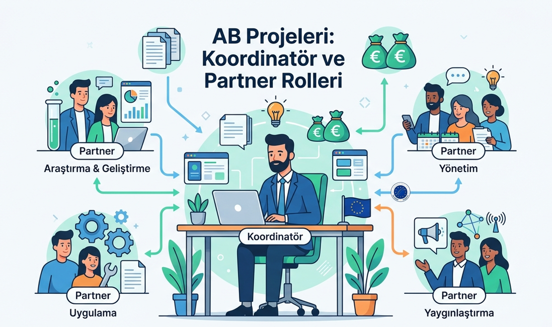 AB Projelerinde Koordinatör ve Partner Rolleri Rehberi
